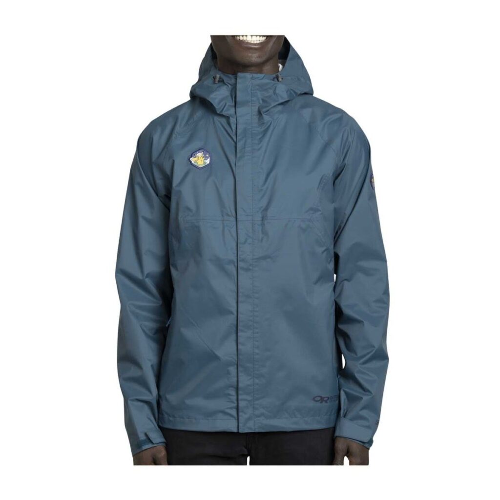 0109bb83-20bd-55ef-b541-257c74967cd4-1024x1024-1.jpg Outdoors with Pokémon Apollo Blue Rain Jacket by Outdoor Research – Men - Image 1