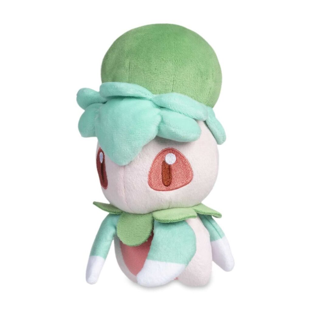 06a16314-0033-5560-9904-b37e5d03689d-1024x1024-1.jpg Fomantis Poké Plush – 7 ½ In. - Image 1