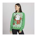 Psyduck Holiday Green Knit Sweater – Adult - Image 5