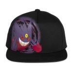 Mega Gengar Black Flat-Bill Hat (One Size-Adult) - Image 2