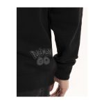 Pokémon GO Teams: Team Instinct Embroidered Black Fitted Pullover Hoodie – Adult - Image 5