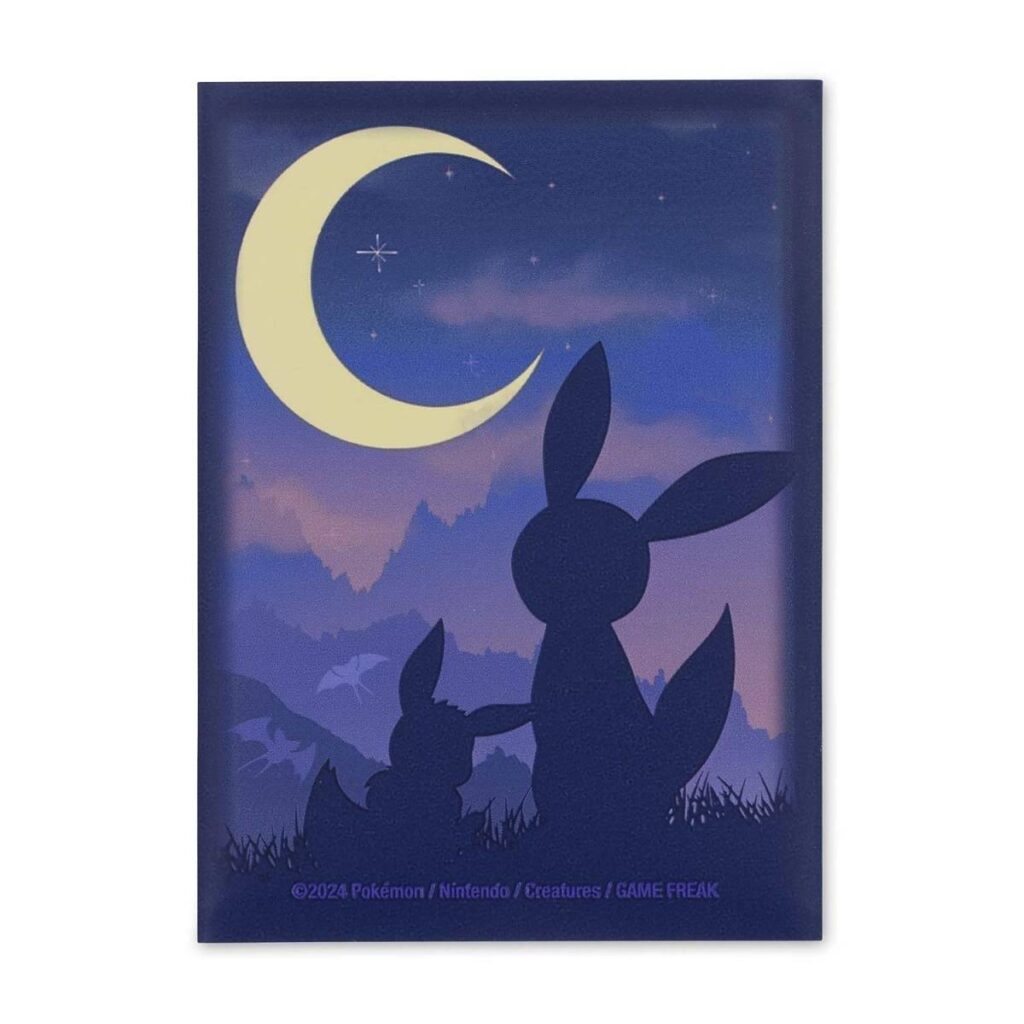 15af8278-23fe-5e5e-98bd-6bc343ba0d3e-1024x1024-1.jpg Pokémon TCG: Eevee & Umbreon Twilight Card Sleeves (65 Sleeves) - Image 1