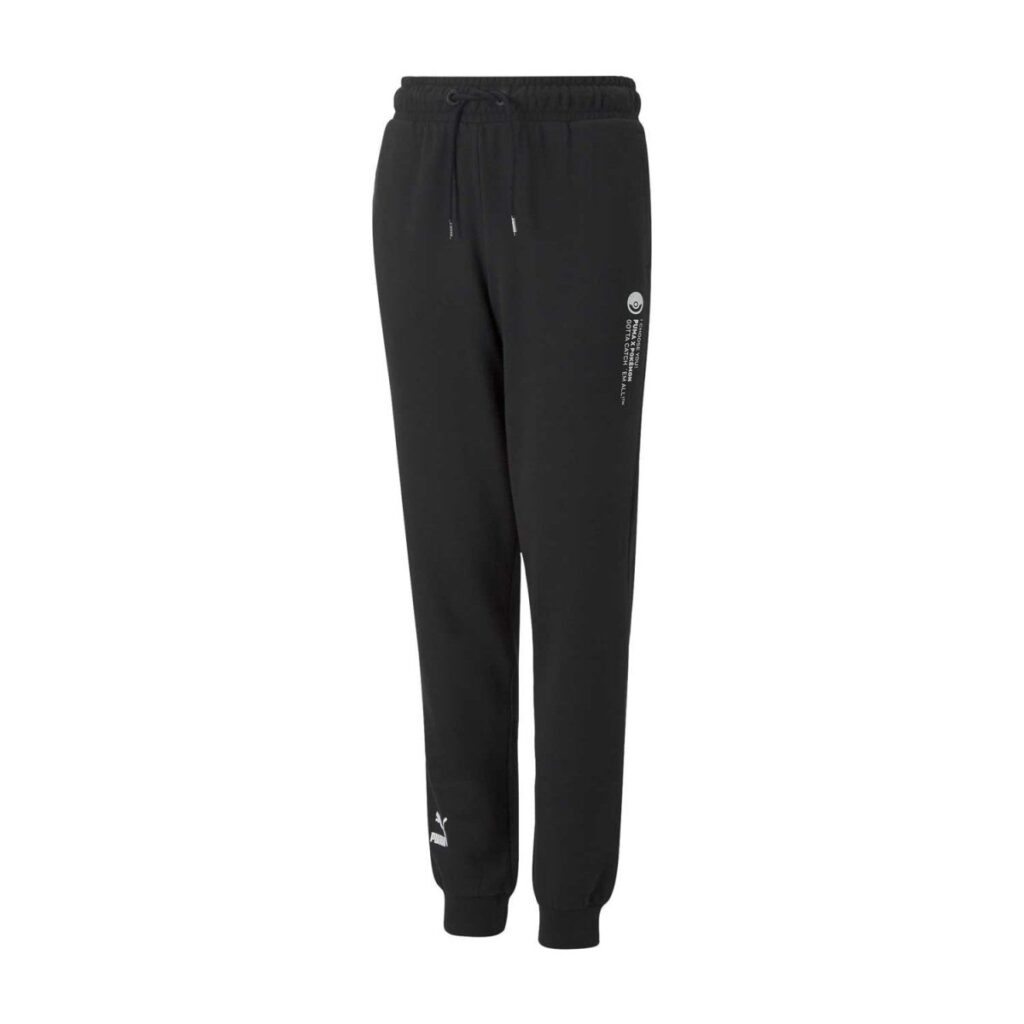 1d97f668-63a0-5182-bf1b-816428556901-1024x1024-1.jpg PUMA × Pokémon: Poké Ball Puma Black French Terry Jogger Sweatpants – Youth - Image 1