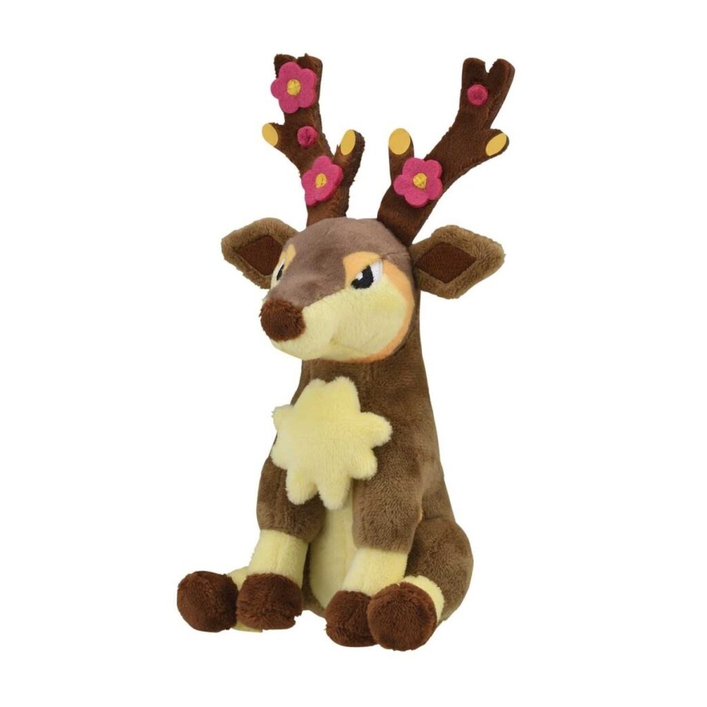 21457ba4-487d-5b3a-8006-352b4116473f-1024x1024-1.jpg Sawsbuck (Spring Form) Sitting Cuties Plush – 7 ¼ In. - Image 1