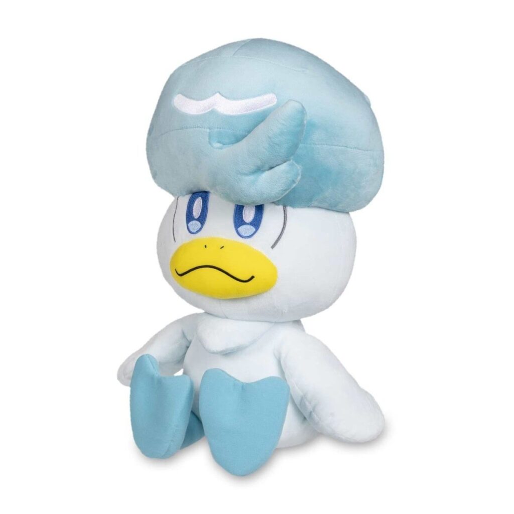 26cb6b5a-9c56-593d-8afc-efe38cb850e9-1024x1024-1.jpg Quaxly Poké Plush – 16 ¼ In. - Image 1