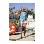 Pokémon Tropical Pikachu & Friends Pool Party Sleeveless Tropical Shirt – Women - Image 6