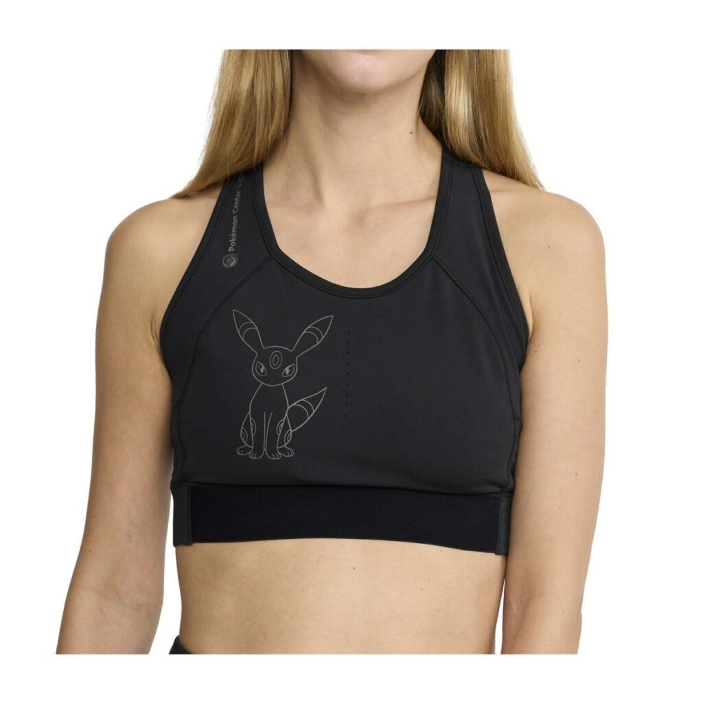 2b1fdae7-6312-5fd7-9453-b5aa5e2d629b-1024x1024-1.jpg Pokémon Center × Craft: Umbreon Black Blocked Sport Top – Women - Image 1