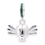 Pokémon Jewelry – Charms: Rowlet Sterling Silver Dangle Charm - Image 2