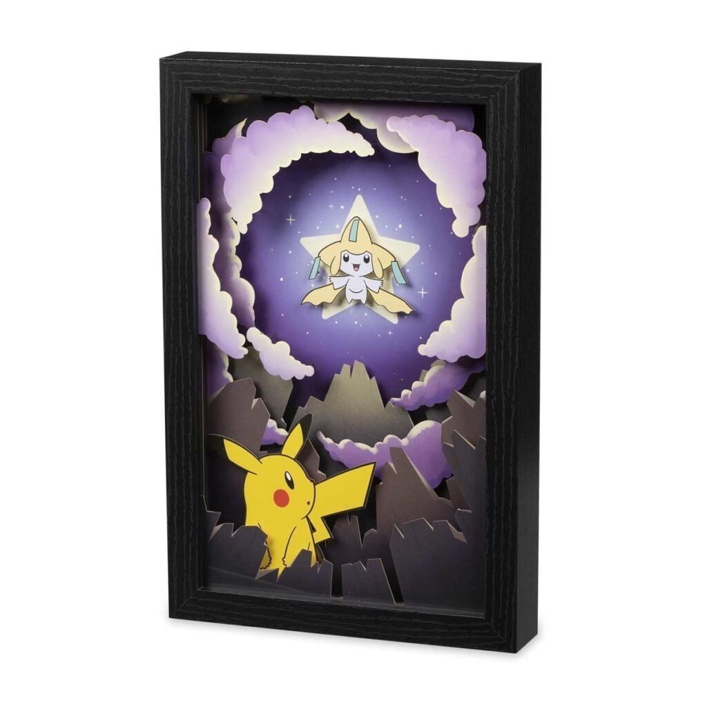 2db8b64a-04d6-5001-9757-9b9adad44da2-1024x1024-1.jpg Jirachi Mythical Sights Layered Wall Art - Image 1