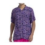 Pokémon Tropical Slowpoke, Shellder & Ditto Spirals Dark Blue Tropical Shirt – Men