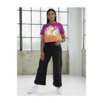Mega Ampharos Multicolor Crop T-Shirt – Women - Image 4