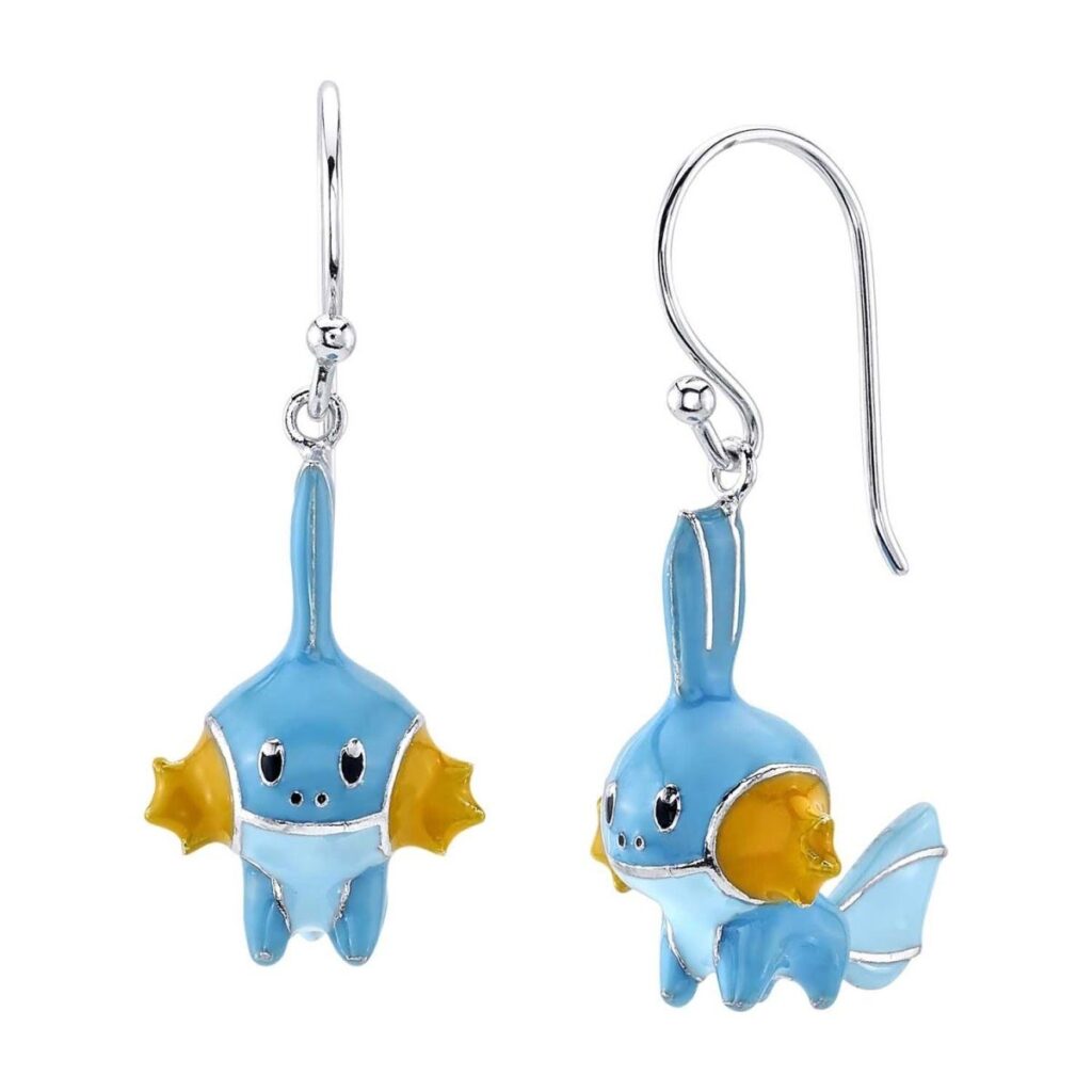 3539597c-0e65-5e91-9f9d-d9550c1477d1-1024x1024-1.jpg Pokémon Center × RockLove: Mudkip Earrings - Image 1