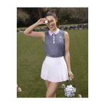 Espeon & Umbreon Pokémon Clubhouse Sleeveless Polo Shirt – Women - Image 6