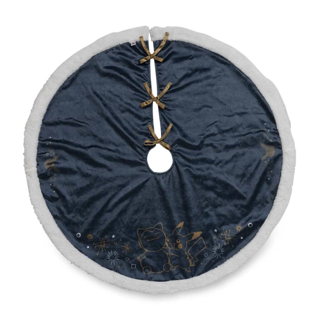 3a56a641-2239-5ba4-b3f3-08fe56c3c182-1024x1024-1.jpg Pokémon Winter Wonders Blue Tree Skirt - Image 1