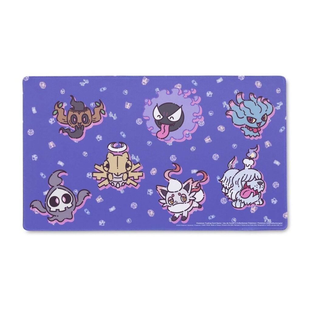 3c654a7c-6458-5a3d-b307-a59052265ce6-1024x1024-1.jpg Pokémon TCG: Charming & Ghostly Playmat - Image 1