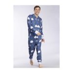 Snom Snowflake Hooded One-Piece Pajamas – Adult - Image 4