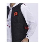 Team Rocket HQ Collection Black & Red Reversible Quilted Utility Vest – Adult - Image 8