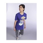 Blue Pokémon Trainers Purple Relaxed Fit Crew Neck T-Shirt – Adult - Image 4