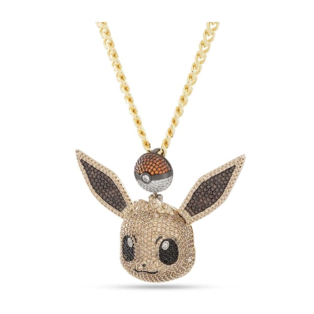 5c5242e5-8c49-5dd7-82ea-fc02797140f3-1024x1024-1.jpg Pokémon × King Ice: Eevee Necklace - Image 1