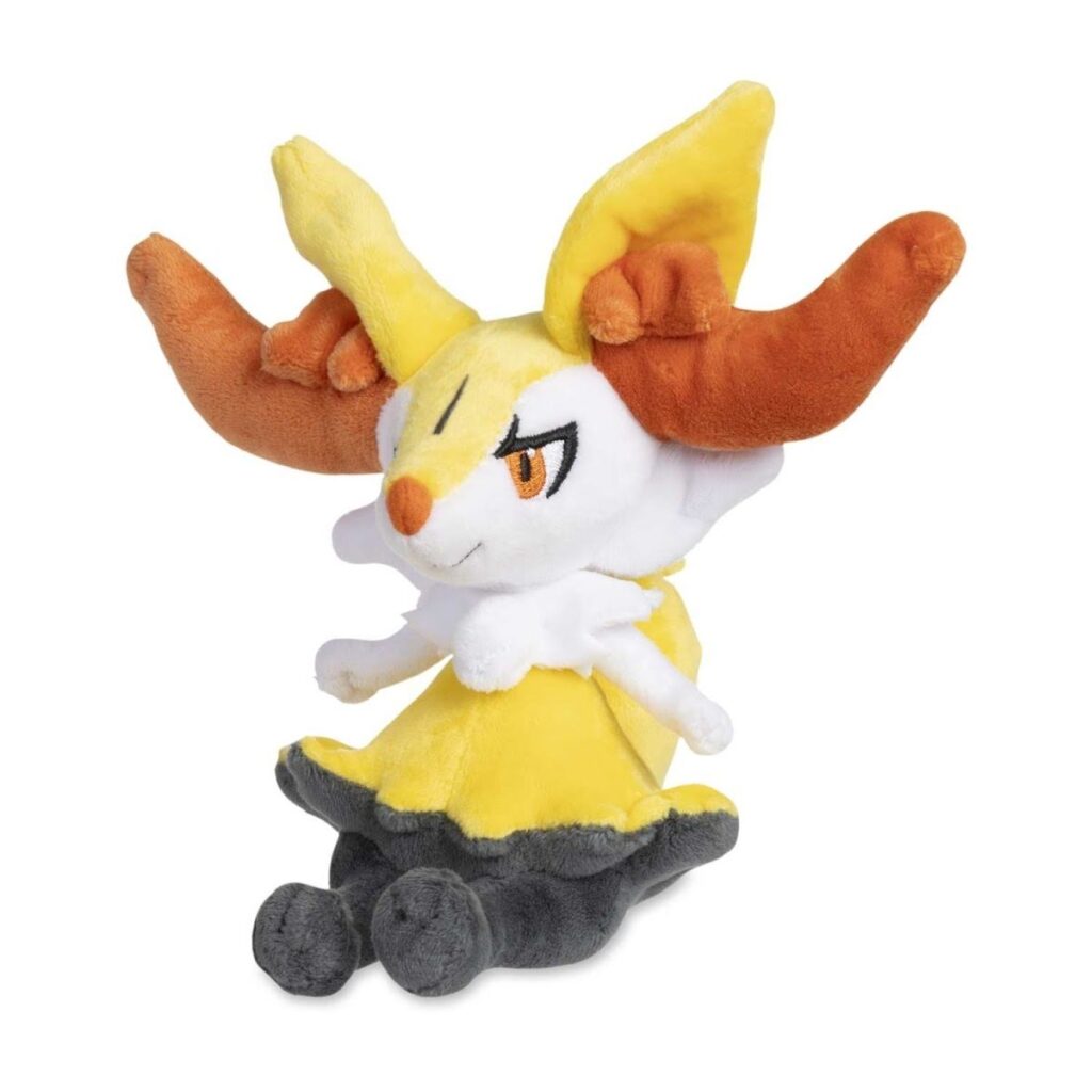 603a53dd-2852-5304-a12e-92c693caaccb-1024x1024-1.jpg Braixen Sitting Cuties Plush – 6 ½ In. - Image 1
