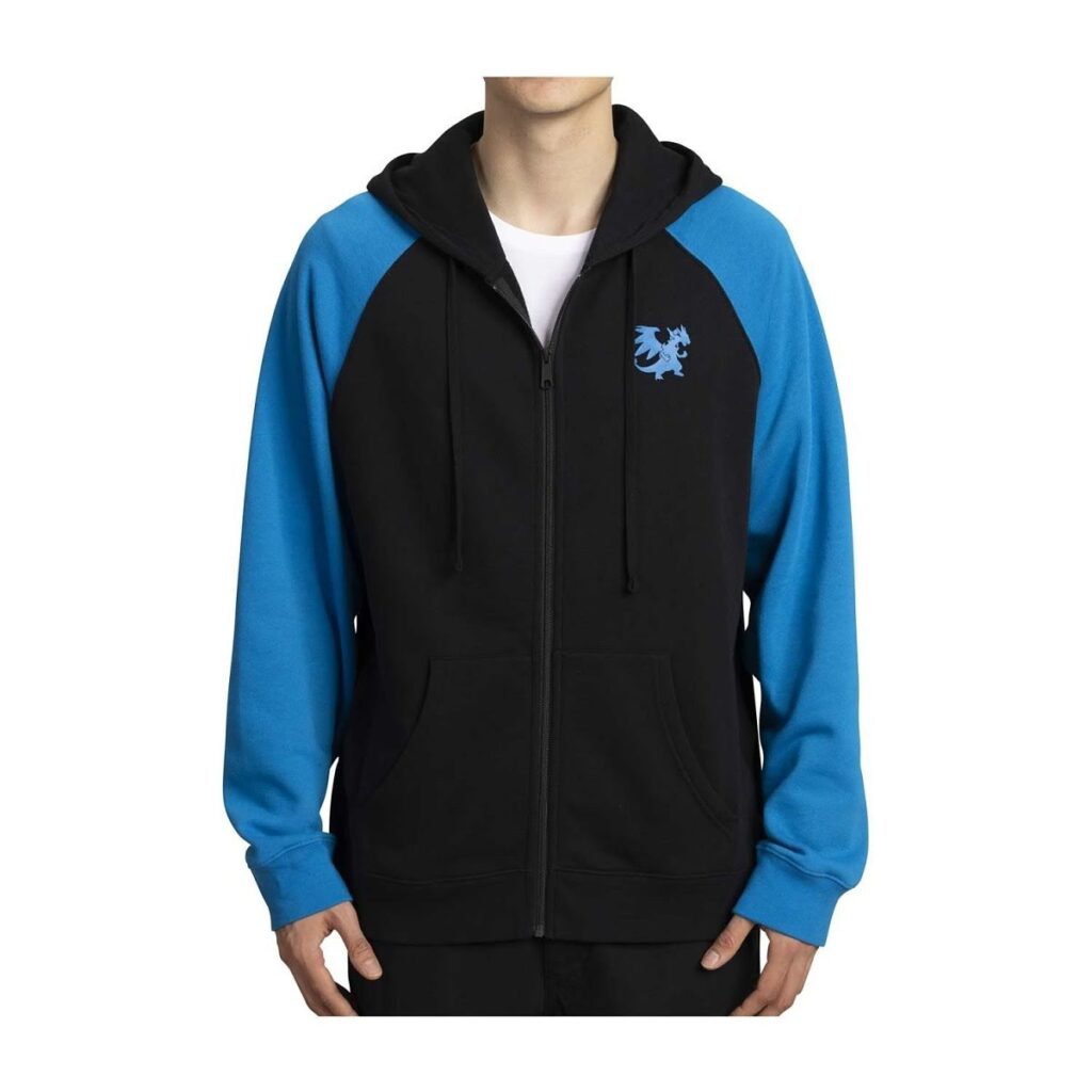 66d50335-5714-5bc6-b282-913ac19efeec-1024x1024-1.jpg Mega Charizard X Black Zip-Up Hoodie – Adult - Image 1