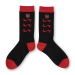 Pokémon GO Teams: Team Valor Black & Red Crew Socks (One Size-Adult) - Image 4