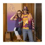 Eevee Evolutions: Flareon Crew Neck T-Shirt – Men - Image 3