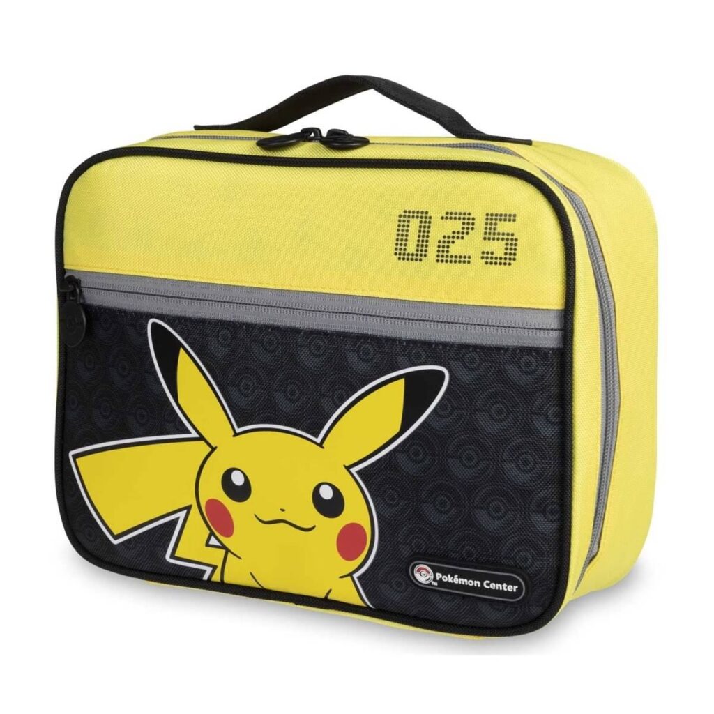 73a45f72-e5ac-5322-93ba-f4be541b4174-1024x1024-1.jpg Pikachu Color Block Pokémon Fundamentals Lunch Bag - Image 1