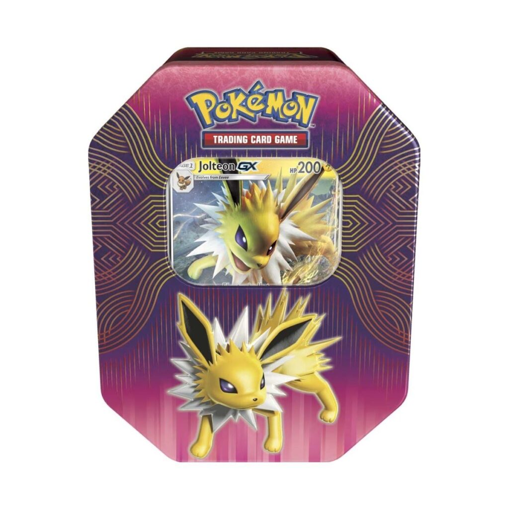 80abe3ad-f9d3-5084-a0fa-66606db486b3-1024x1024-1.jpg Pokémon TCG: Elemental Power Tin Featuring Jolteon-GX - Image 1