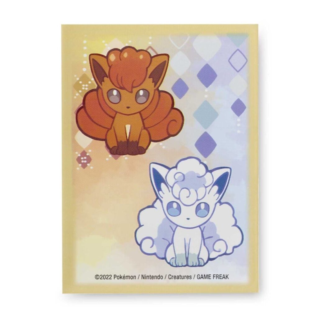 84863c10-0b58-56f8-8a49-1d2526bb5beb-1024x1024-1.jpg Pokémon TCG: Vulpix Seasons Card Sleeves (65 Sleeves) - Image 1