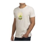 Eldegoss Beige Relaxed Fit Crew Neck T-Shirt – Adult