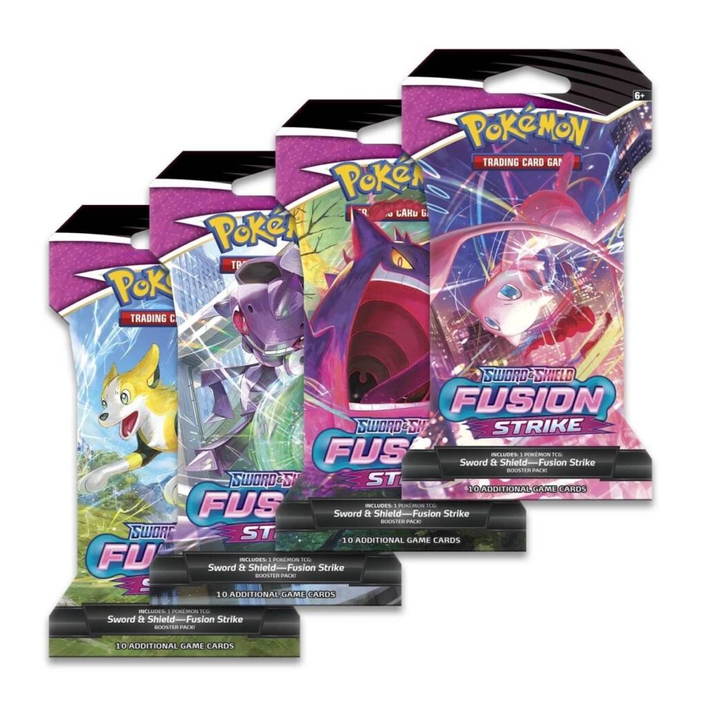 93c68abc-ffbc-5b09-8af8-1de090055454-1024x1024-1.jpg Pokémon TCG: Sword & Shield-Fusion Strike Sleeved Booster Pack (10 Cards) - Image 1