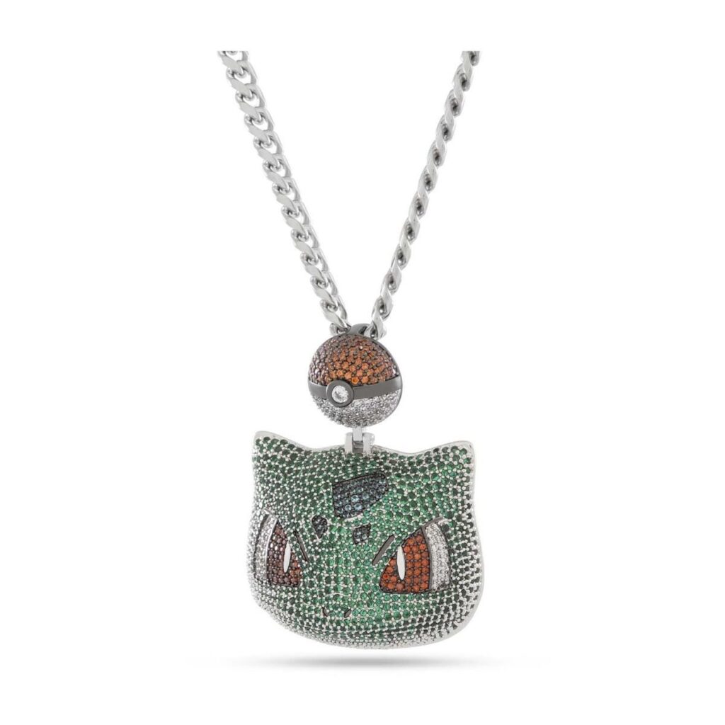 950639ce-8926-507a-b17c-e9ba96c7b634-1024x1024-1.jpg Pokémon × King Ice: Bulbasaur Necklace - Image 1