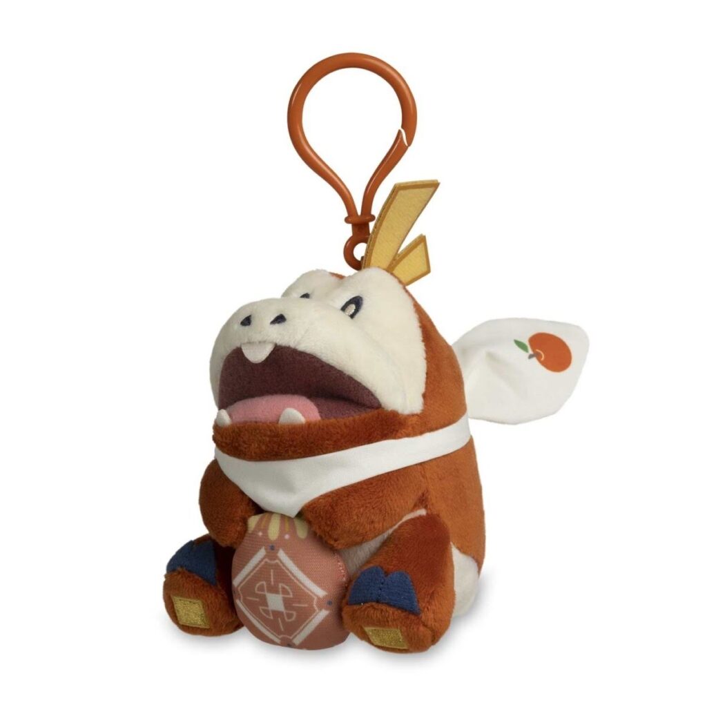 a54af914-95c4-5382-8cb6-c32655f8f118-1024x1024-1.jpg Fuecoco Happy Spring Plush Key Chain - Image 1