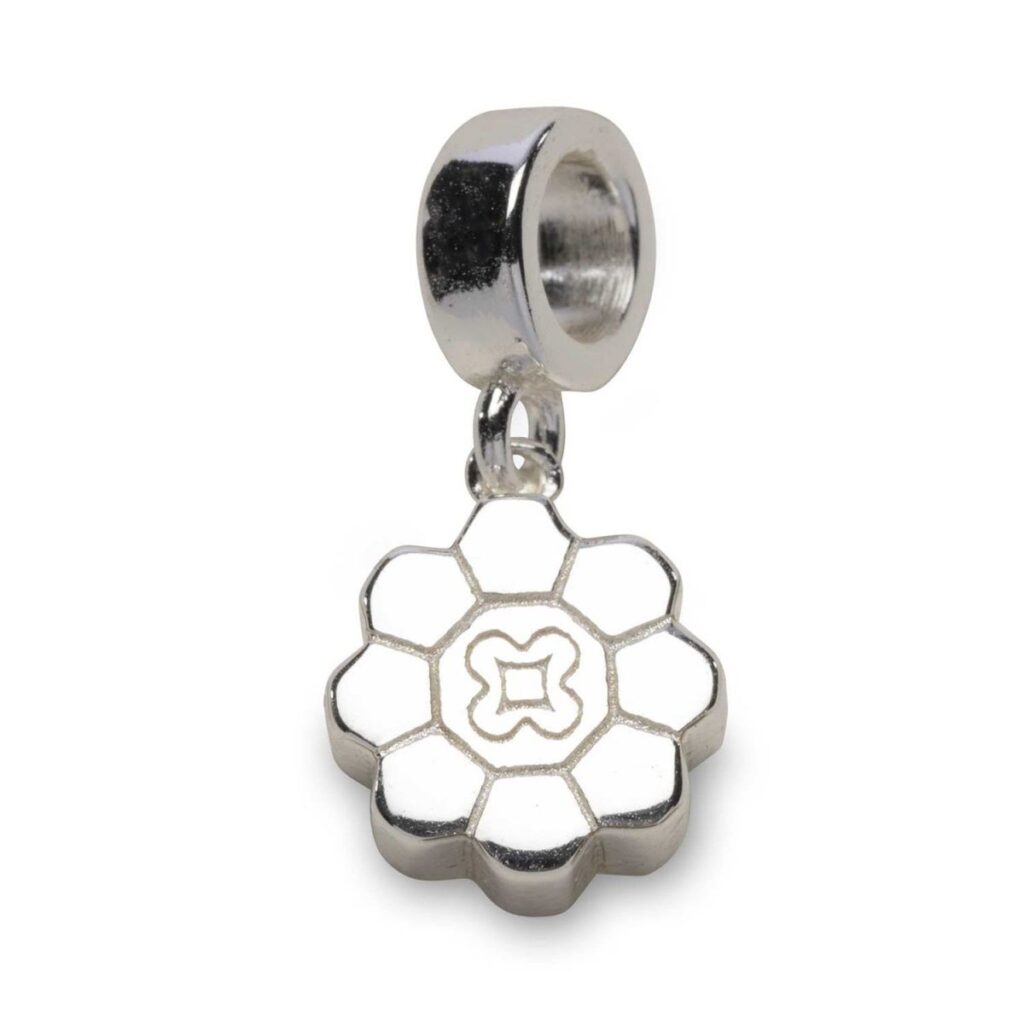 ac8073f1-2878-5bca-b4c3-f20b5a314175-1024x1024-1.jpg Pokémon Jewelry – Charms: Rainbow Badge Sterling Silver Hanging Charm - Image 1