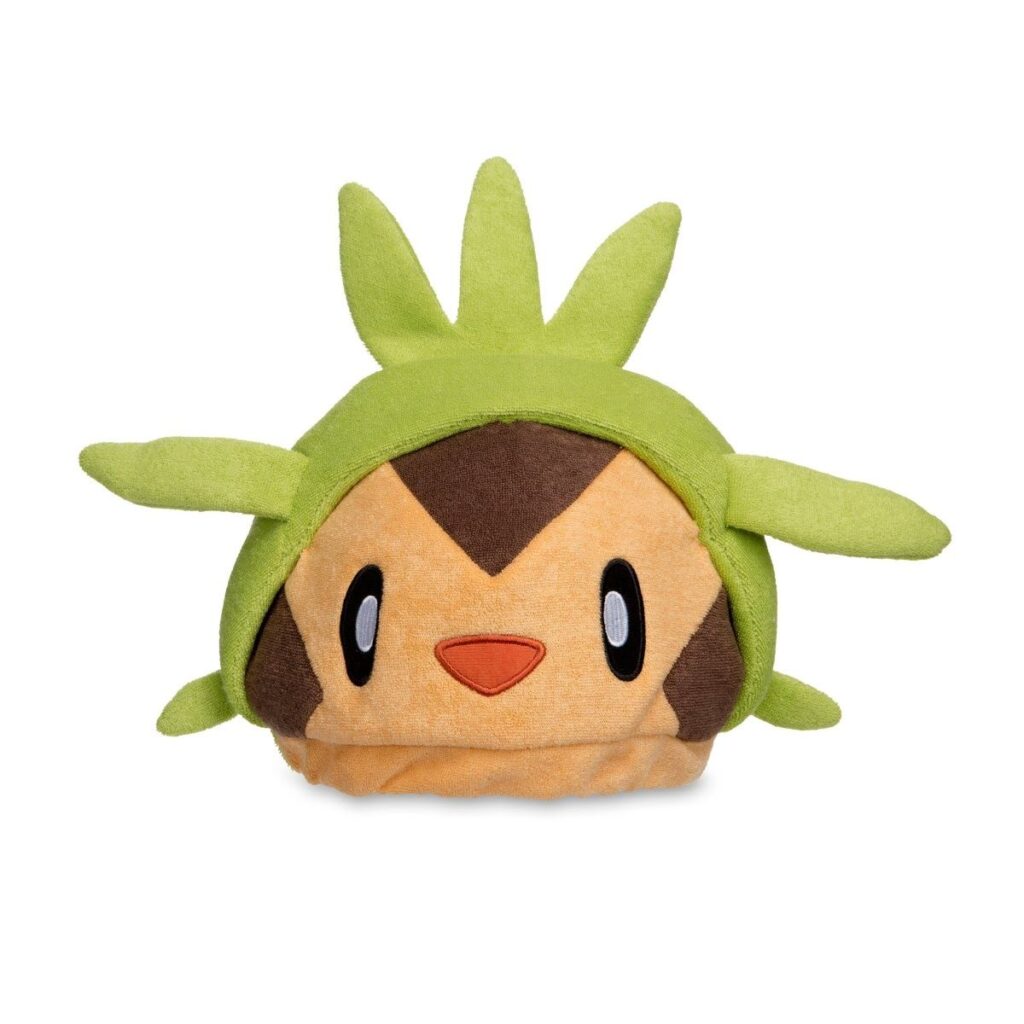 aeca6aa5-a768-573f-b999-89613757aa65-1024x1024-1.jpg Chespin Poké Plush Hat (One Size) - Image 1