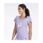 Pikachu & Sylveon Lavender Crew Neck T-Shirt – Women - Image 4