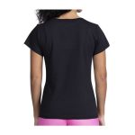 Pikachu & Sylveon Balloon Bouquet Black Crew Neck T-Shirt – Women - Image 2