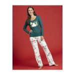 Wintergreen Snorlax Scoop Neck Long-Sleeve T-Shirt – Women - Image 6