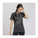 Pikachu, Shiinotic & Friends Pokémon Nature: Fall Black Relaxed Fit Crew Neck T-Shirt – Adult - Image 7