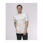 Articuno, Zapdos & Moltres Pokémon Take Flight Pink, Yellow & Blue Tie-Dye Relaxed Fit Crew Neck T-Shirt – Adult - Image 5