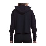 Kanto Gym Badge Black Crop Hoodie – Women - Image 2