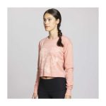 Eevee Pokémon Nature: Fall Pink Heavyweight Crop Long-Sleeve Shirt – Women - Image 3