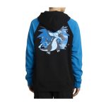 Mega Charizard X Black Zip-Up Hoodie – Adult - Image 2