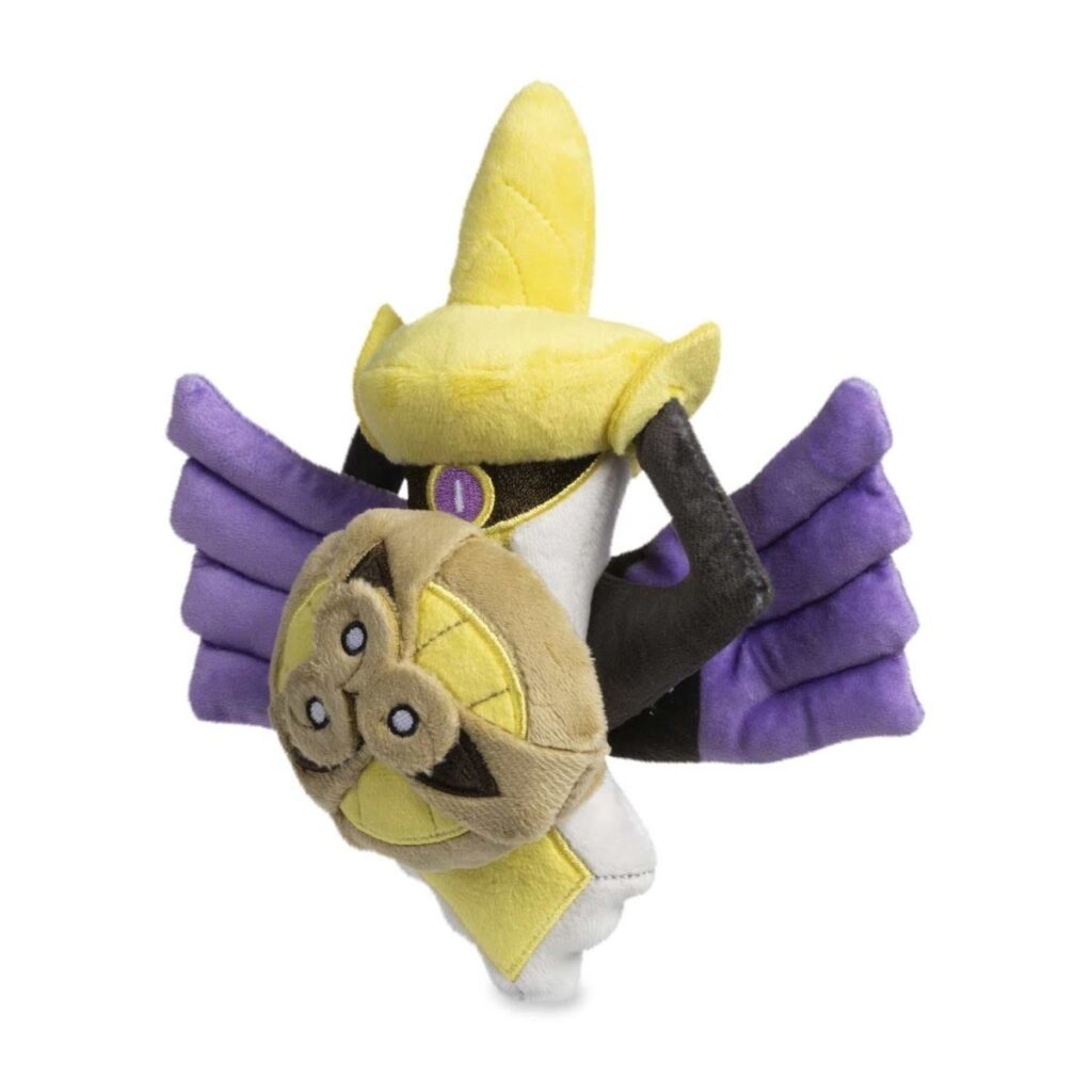 d59aa041-b7f4-5fb0-9ada-a1b9255041fb-1024x1024-1.jpg Aegislash (Shield Forme) Sitting Cuties Plush – 7 ½ In. - Image 1