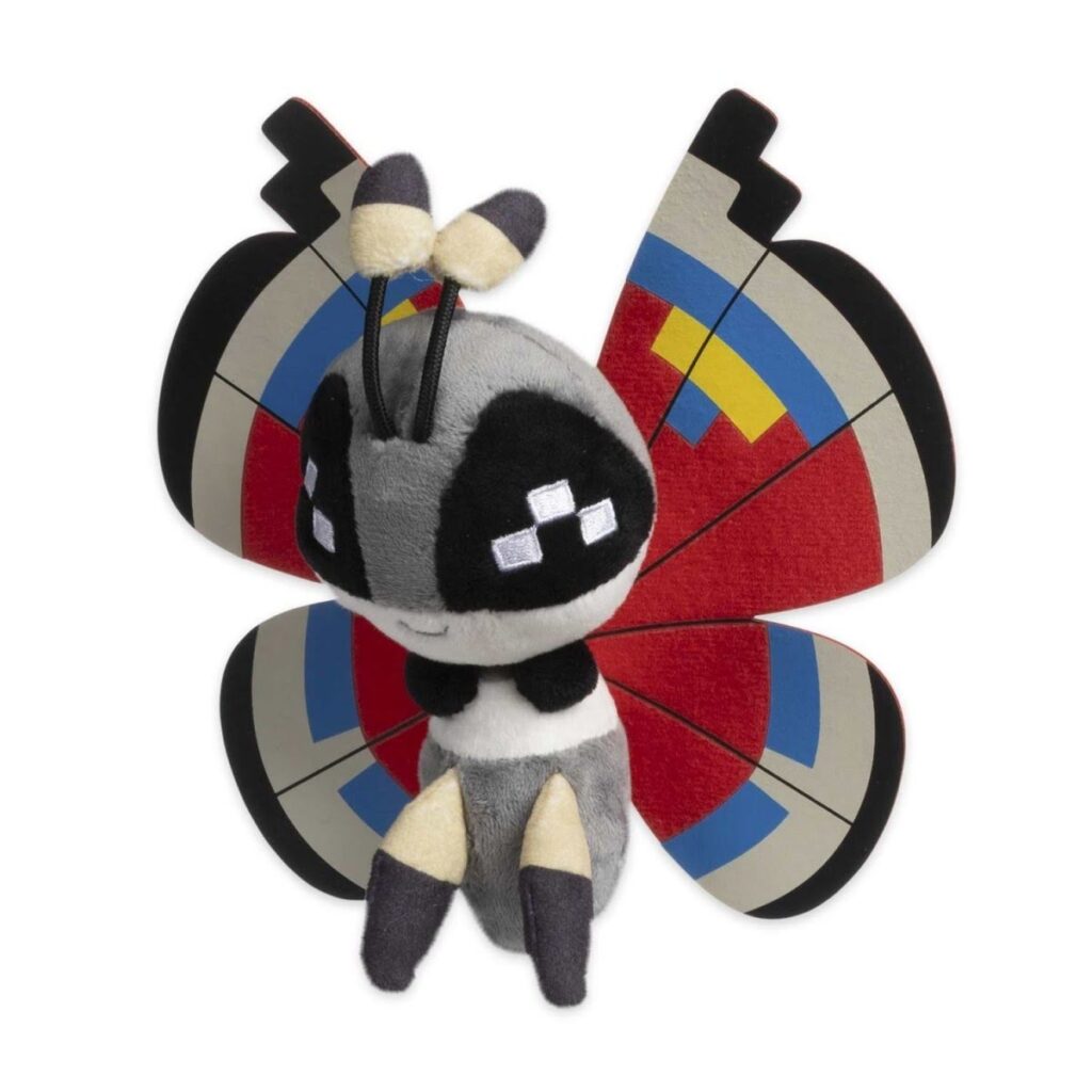 da0af352-2d75-5569-a251-4fd3bd3bb14f-1024x1024-1.jpg Vivillon (Modern Pattern) Sitting Cuties Plush – 6 ½ In. - Image 1