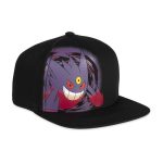 Mega Gengar Black Flat-Bill Hat (One Size-Adult) - Image 3