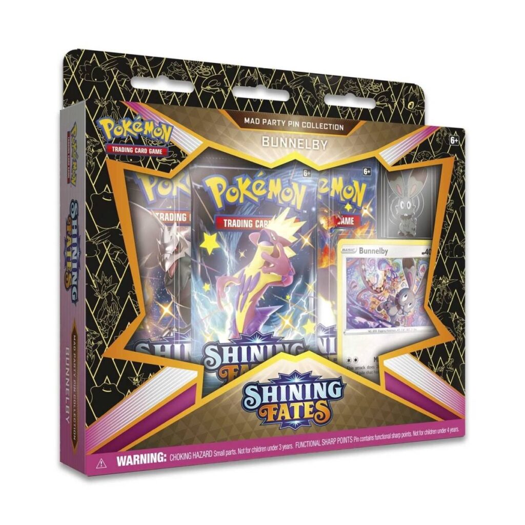 db177196-2cae-501b-aae4-762189e3ffae-1024x1024-1.jpg Pokémon TCG: Shining Fates Mad Party Pin Collection (Bunnelby) - Image 1
