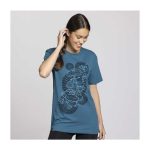 Pikachu, Shiinotic & Friends Pokémon Nature: Fall Blue Relaxed Fit Crew Neck T-Shirt – Adult - Image 8