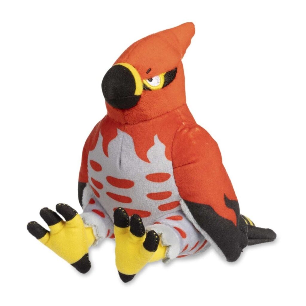 eb960016-964b-5699-94b0-29abf8d63219-1024x1024-1.jpg Talonflame Sitting Cuties Plush – 5 ½ In. - Image 1